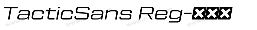 TacticSans Reg字体转换